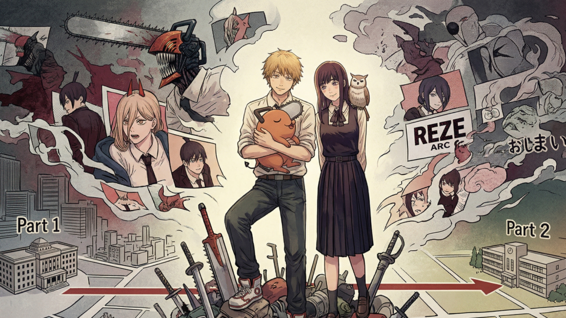 Chainsaw Man Ending - Denji and Pochita say goodbye