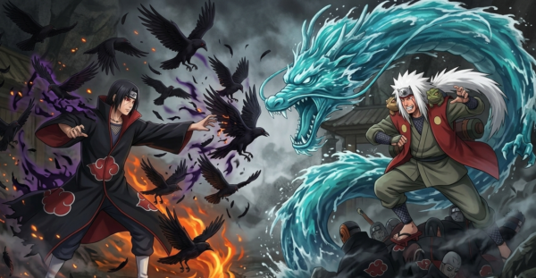 Itachi Uchiha vs Jiraiya Sensei